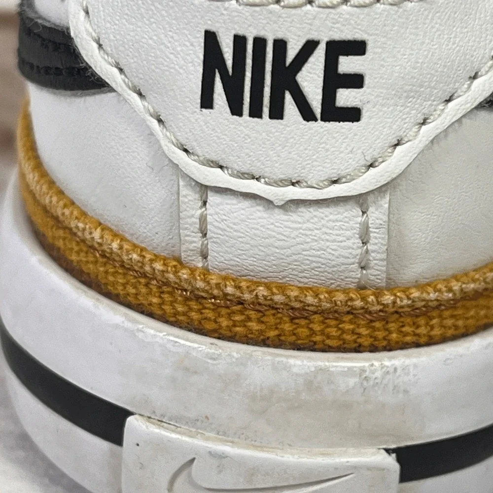 Nike‎ Court Legacy Toddler Sneakers White Black Shoes Tennis Kids 4C